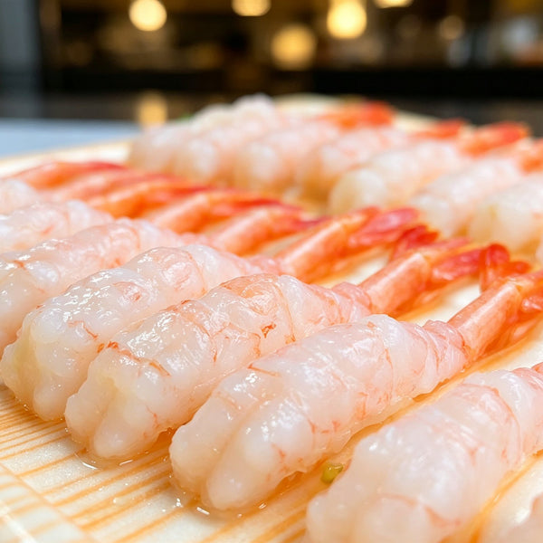 Peeled Sweet Shrimp With Tails On