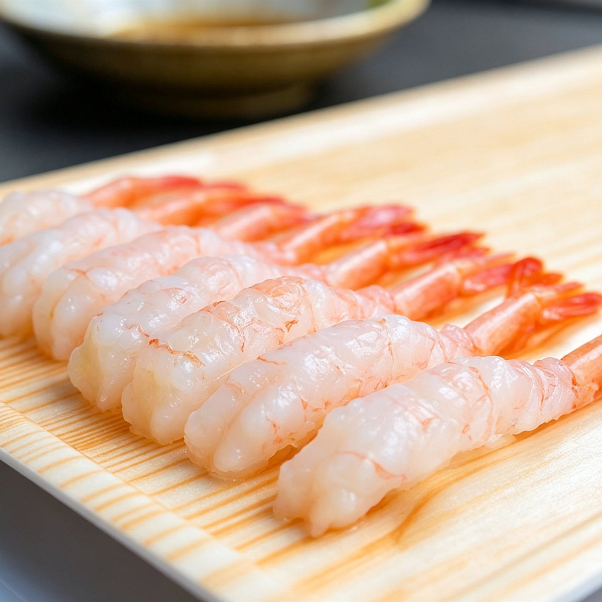 Peeled Sweet Shrimp With Tails On