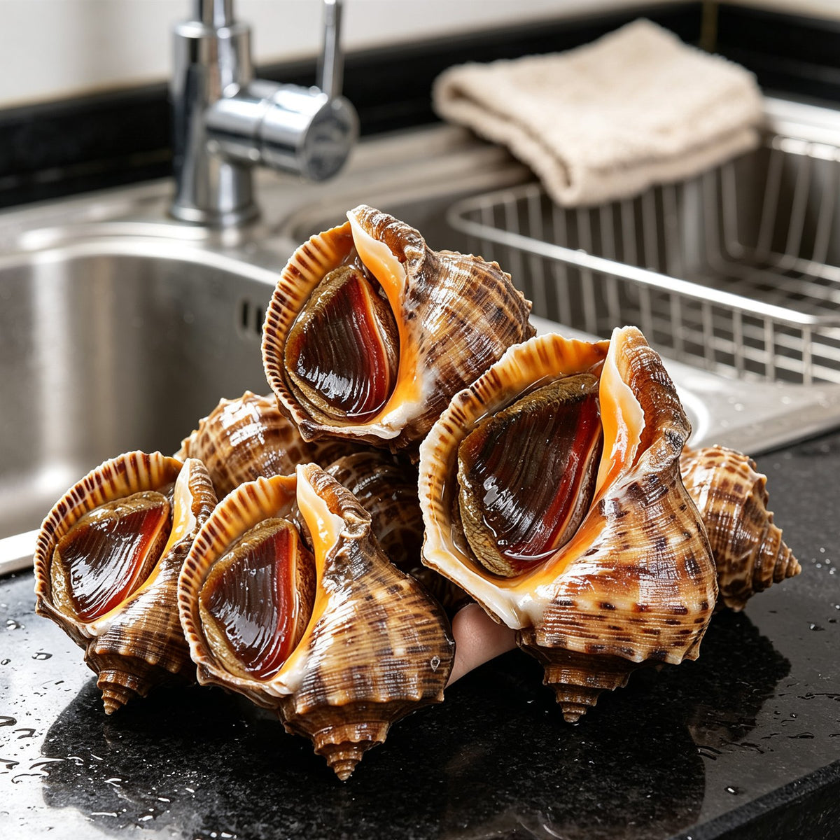 Whole Sea Snails In Shell